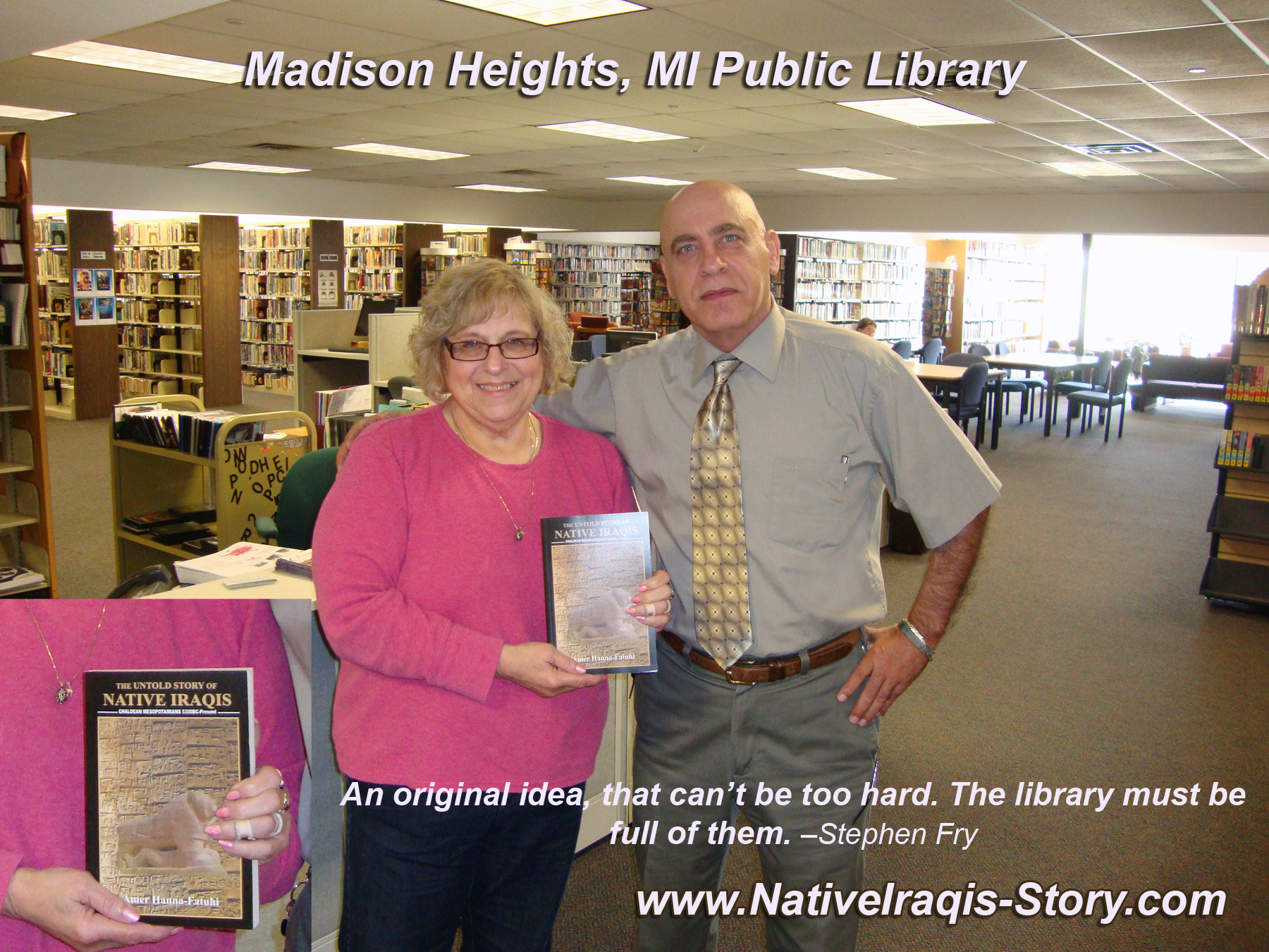Mrs. Sally Arrivee at the Madison Heights, MI public library