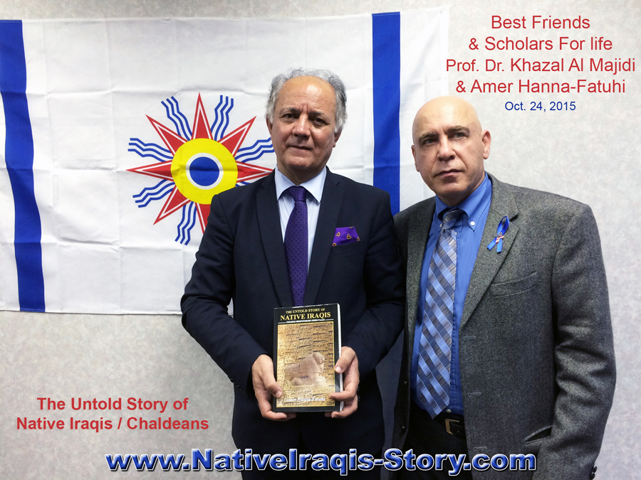 Amer Hanna Fatuhi with Prof. Dr. Khazal Al Majidi